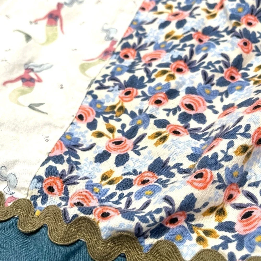 Matilda Jane Platinum Mermaid Floral Size 6 Knot Dress #3/7 RARE!! Special Run